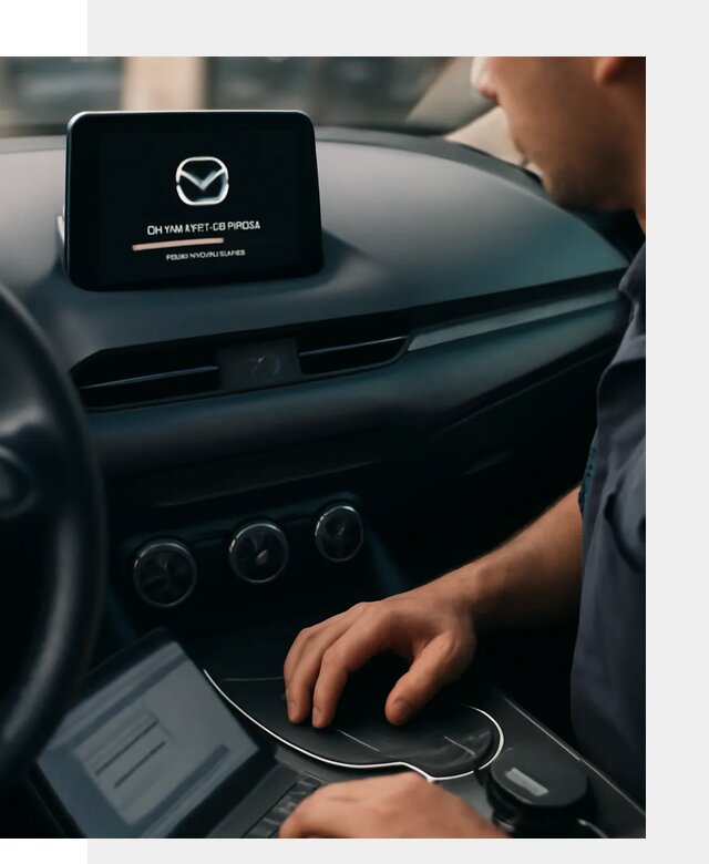 Установка приложений Mazda на мультимедийную систему в Ефремах
